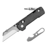 Oknife U1 Carbon Fiber/Donut Axis Lock Folding Knife Universal Utility Blade/Olight Pocket Knife