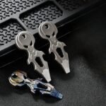 Titanium alloy bottle opener multifunctional mini pry bar titanium alloy finger tiger single finger