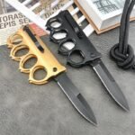 Aluminum Four Finger Glove Folding Knife