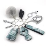Personal Defense Keychain​ Popular Self-Defense 10-Piece Set