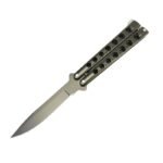 High Quality Helix Butterfly Balisong Knife Black
