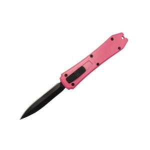3.25 INCH Pocket Mini switchblade flick knife,micro Automatic coffin blaster-Pink