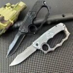 Finger Tiger Gloves Folding Pocket Knife Stainless Steel
