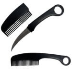 Comb Knife Self-Defense Tools Hidden Knife Black