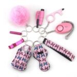 Personal Defense Keychain​ Popular Self-Defense 10-Piece Set