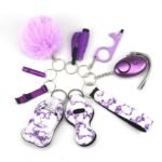 Personal Defense Keychain​ Popular Self-Defense 10-Piece Set