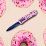 MINI Switchblade Flick Knife Dessert Warrior OTF Knife