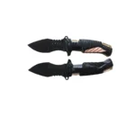 Special Forces Tactical Pocket Knife – Black Blade with Assisted Open & Rescue Handle