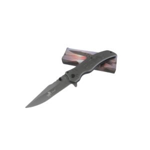 EDC Pocket Knife – Folding Tactical Knife with Wave Pattern Handle and Steel Blade