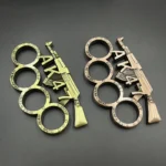 Car equipment AK47 four-finger tiger hand buckle tiger finger boxing gloves fist buckle travel practice bracelet four-finger ring tiger