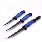 Stainless steel back tooth fish knife