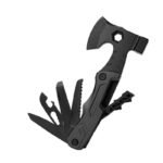 Multifunctional survival axe pliers folding knife pliers hammer with flint multi-purpose tool portable life-saving axe---BLACK