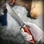 Damascus knife handmade knife forging pattern