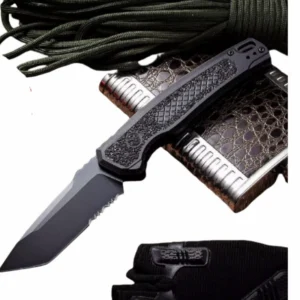 ks launch 16 auto opening button lock knife