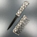 Hidden Self Defense Weopens Comb Knife White Bones