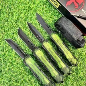 Microtech – Clear Amber Handle OTF