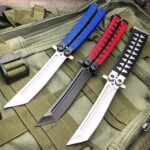 9.5Inch Samurai Japanese Style Tanto Blade Butterfly Knife Balisong