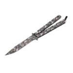 Red Eye Skull Butterfly Knife