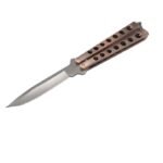 High Quality Helix Butterfly Balisong Knife BRONZE