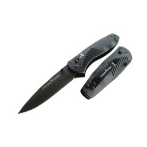 Schrade Extreme Survival Pocket Knife – Tactical EDC Pocket Knife with Black Coated Blade