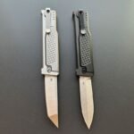 New gravity carrot knife aluminum alloy handle outdoor EDC high hardness sharp pocket knife