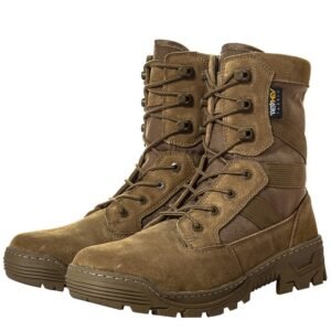 Outdoor tactical boots, desert boots high-top non-slip and wear-resistant cowhide hiking boots