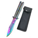 Hot selling unsharpened butterfly practice knife