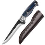 Hand-forged stainless steel boning knife
