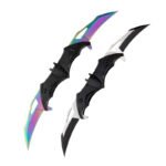 Creative outdoor butterfly folding knife bat knife aluminum pocket knife folding knife