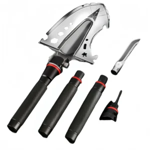 Multifunctional outdoor engineer shovel folding shovel car shovel manganese steel outdoor military engineering shovel supplies equipment - Image 3