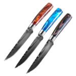 Hot-selling stainless steel serrated knife is sharp