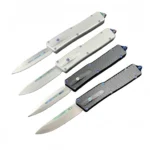 Abalone straight out switchblade knife