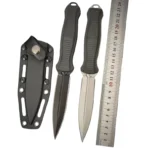 Nylon fiber handle straight out switchblade knife