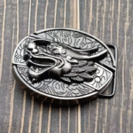 Round dragon knife belt buckle knife