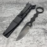 Outdoor hunting small straight knife BM butterfly 176 survival camping knife EDC portable knife self-defense knife