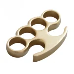 Pure brass self-defense brass knuckle four-finger hand brace