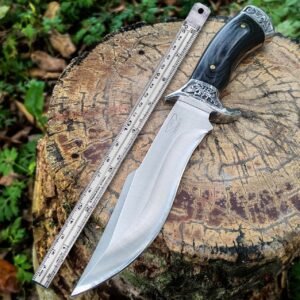 Outdoor survival knife high hardness with knife sheath multifunctional camping small straight knife - Image 3