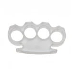 High-hard PC self-defense brass knuckles with high transparency CNC