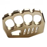 Pure brass solid multi-purpose tiger fist buckle EDC CNC