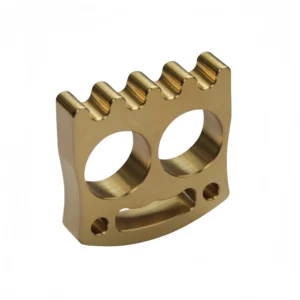 EDC outdoor tactical brass knuckles tactical fist buckle solid