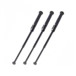 Rubber handle telescopic stick three-section staff