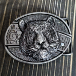 Dog head knife belt buckle knife