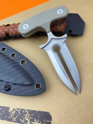 Defender Push Knife Dagger - Double Evil Sword - Image 5