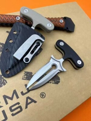 Defender Push Knife Dagger - Double Evil Sword - Image 2