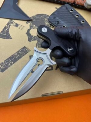 Defender Push Knife Dagger - Double Evil Sword - Image 3
