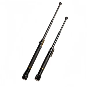 Reinforced automatic spring baton, all-steel telescopic baton