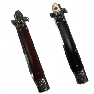 10-Inch Blackwood-Colored Wood Stiletto Knife - Image 3