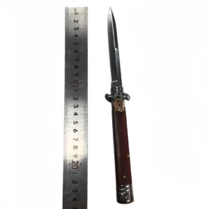 10-Inch Colored Wood Stiletto Knife - Image 3