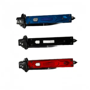 9-Inch Tri-Color Stiletto Switchblade - Image 4