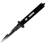 9 inch black stiletto switchblade